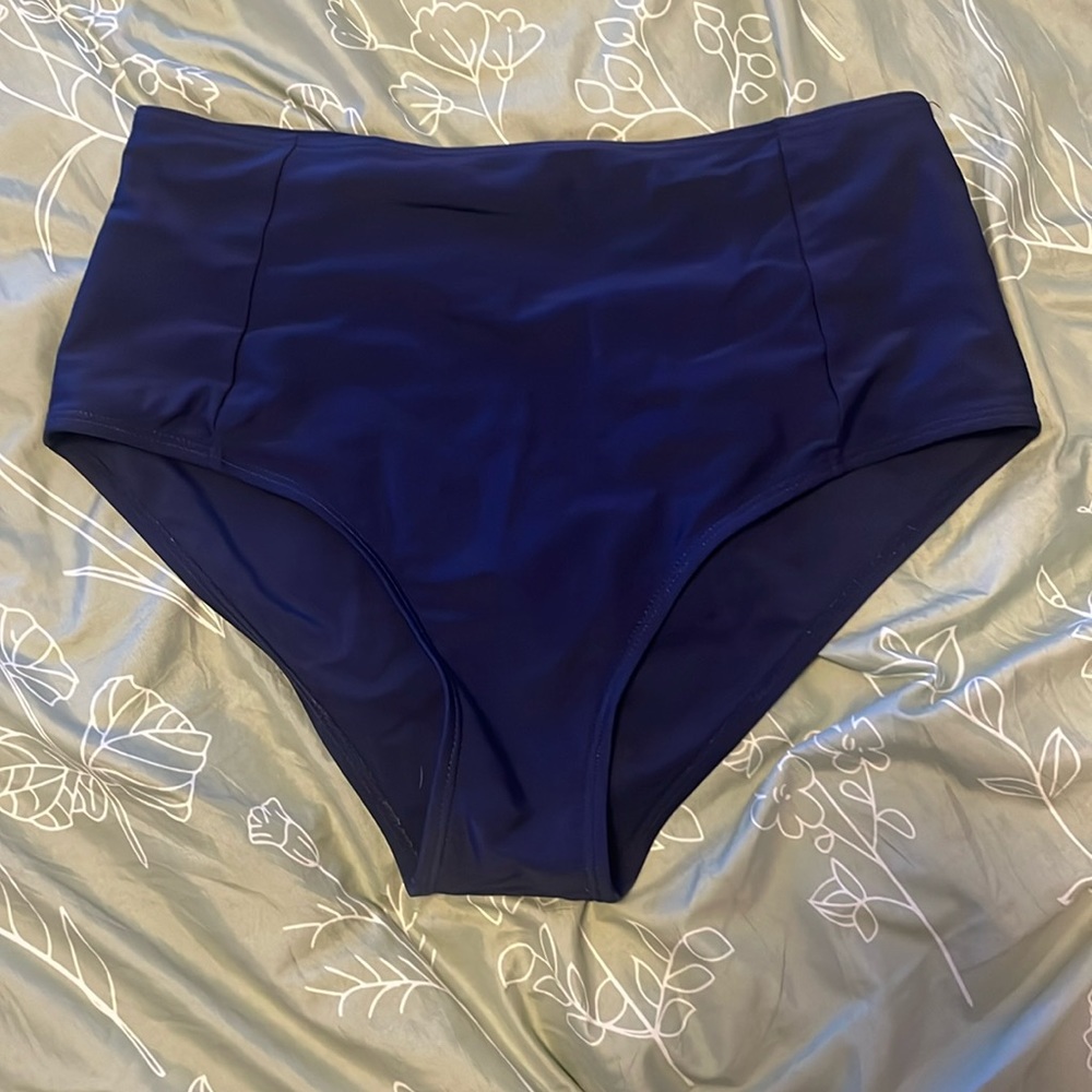 High waisted bikini bottoms